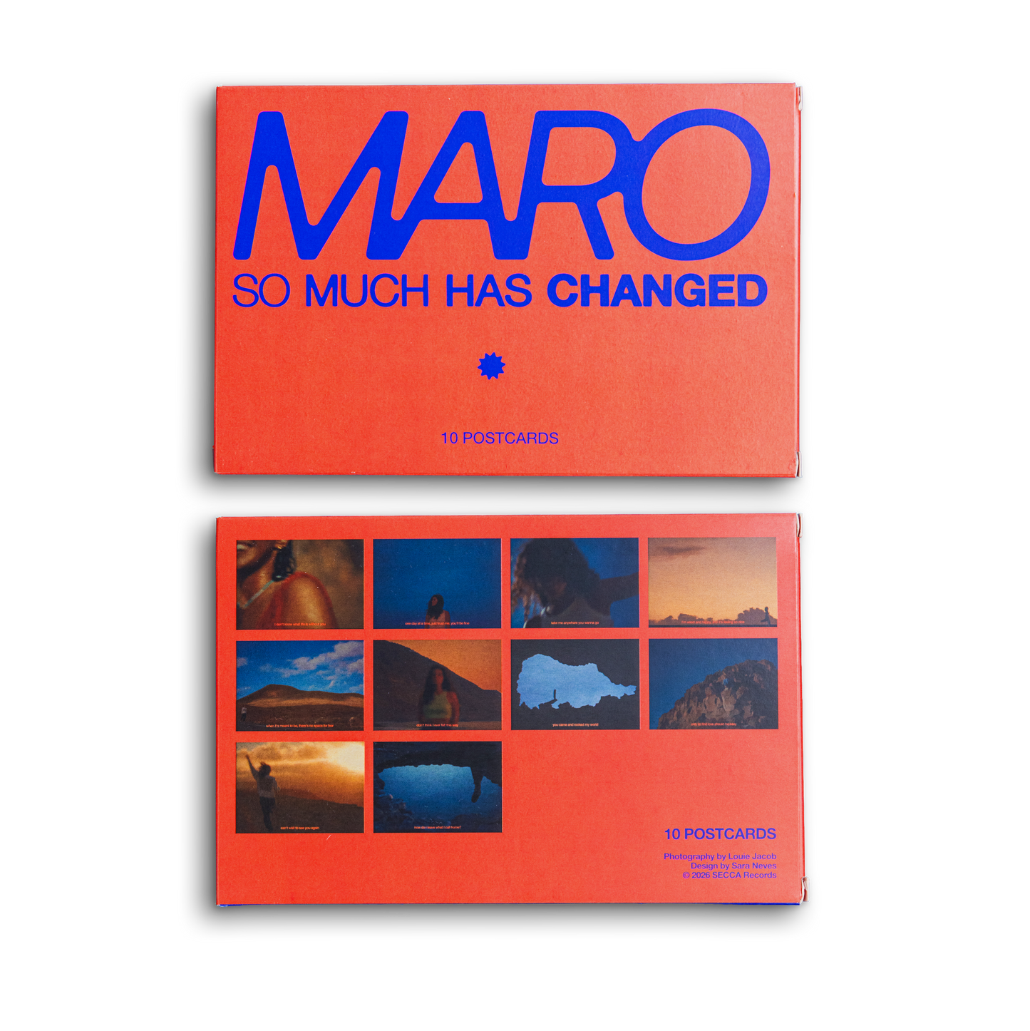 MARO postcard set, detail view
