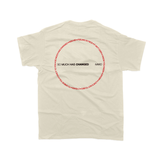 MARO So Much Has Changed t-shirt, front view